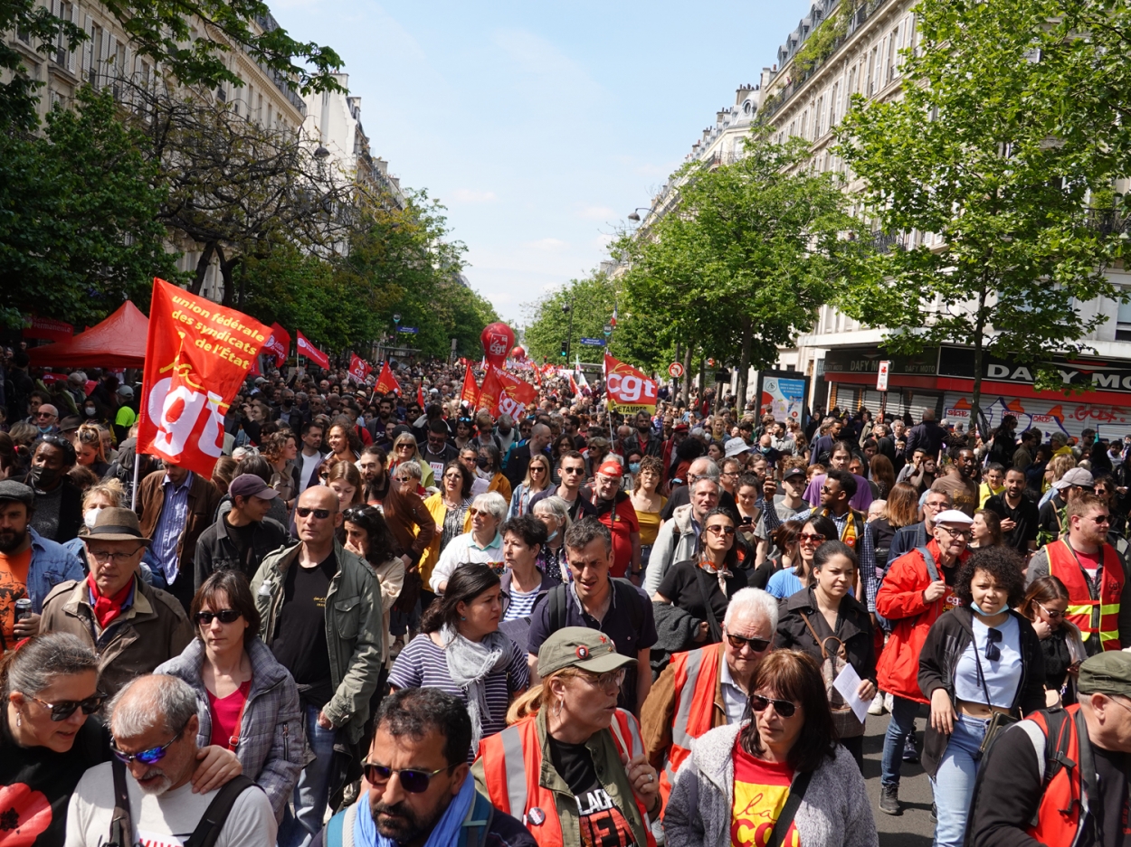 foule manifestante