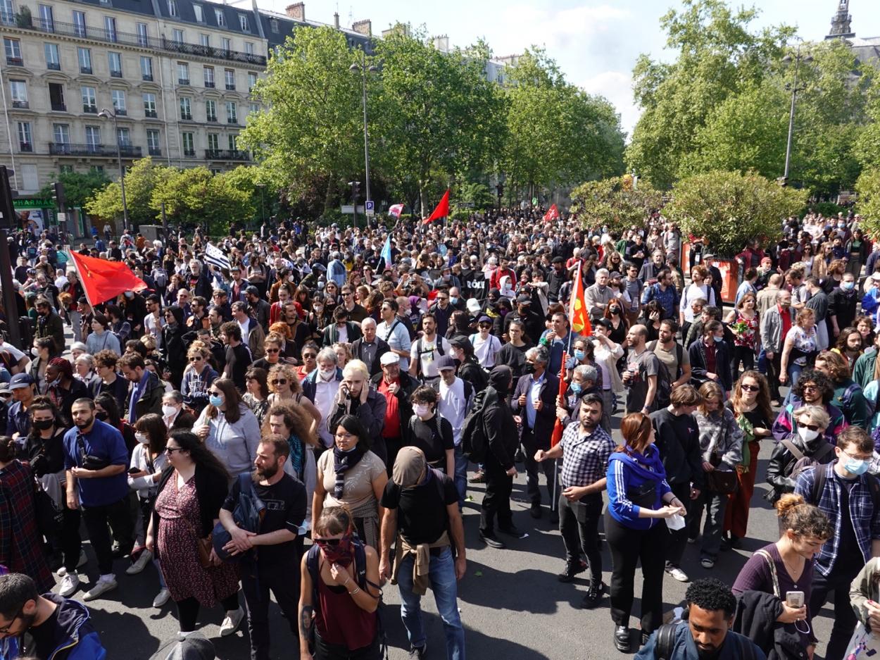 foule manifestante