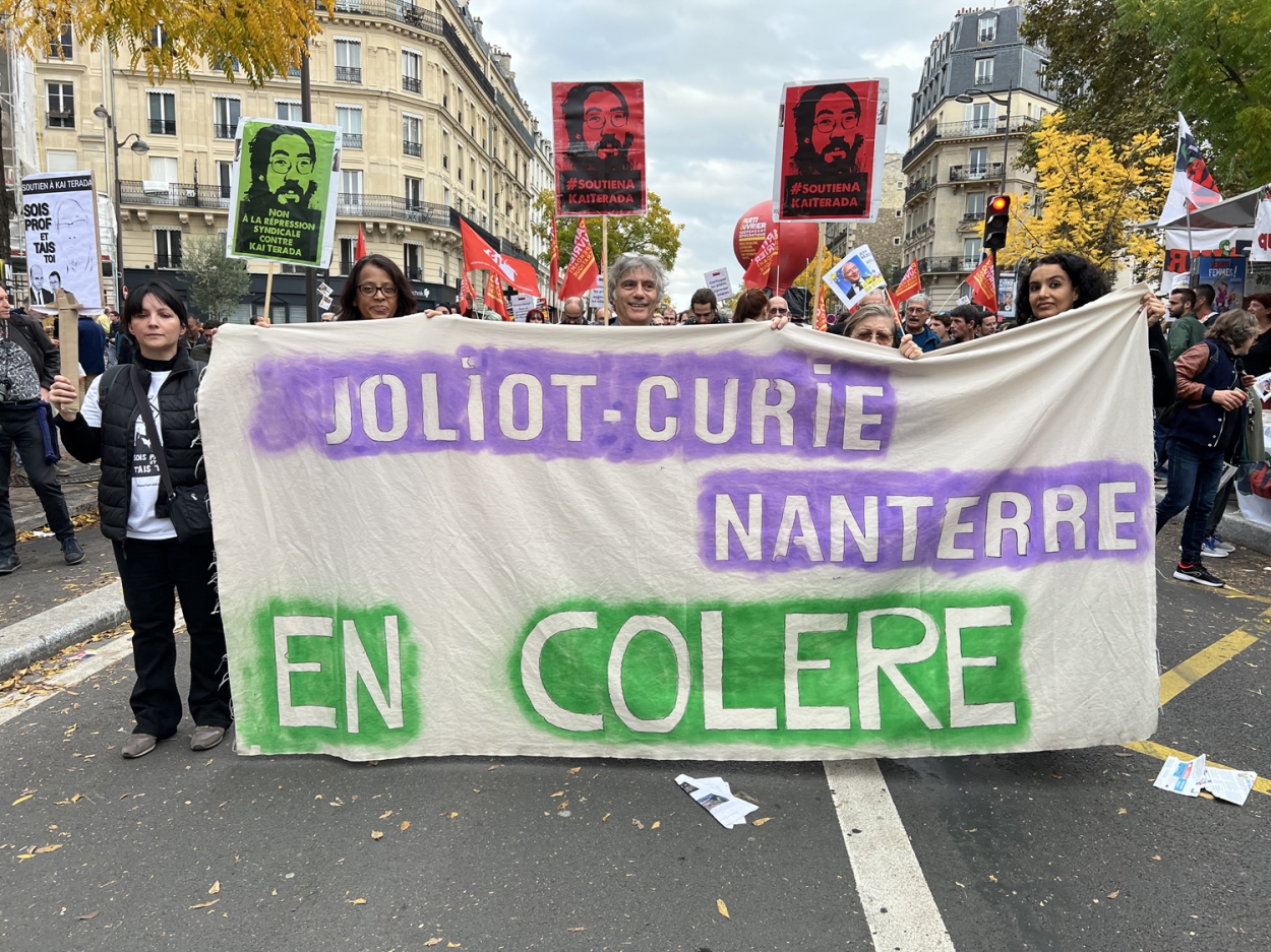 Joliot Curie en Colère