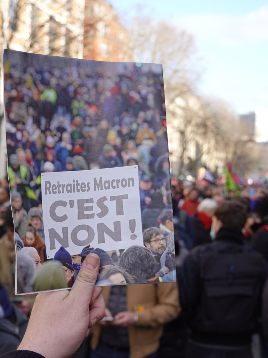 Retraite macron c'est non