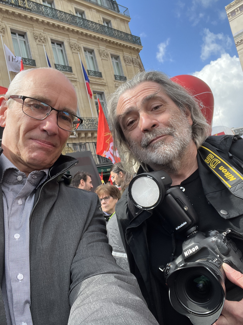 avec le photographe vedette du livre Mukuluu