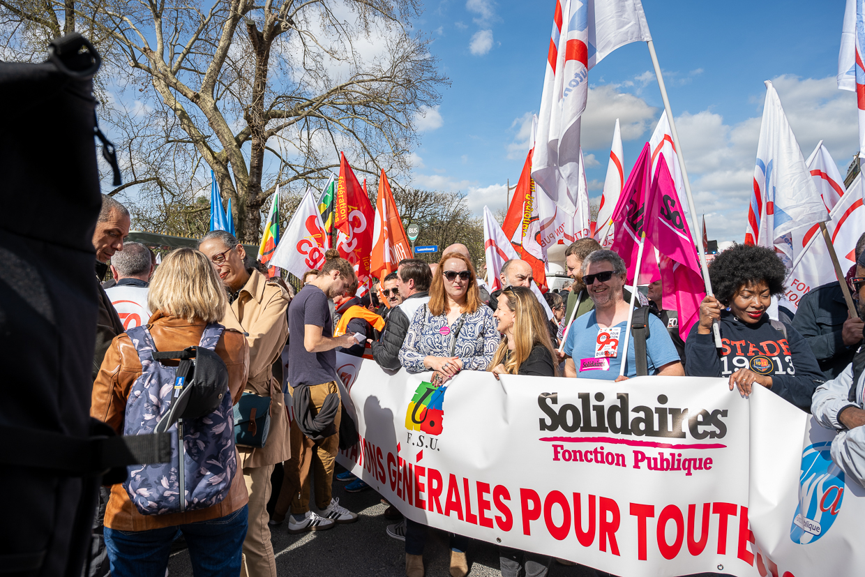 Tête des manif