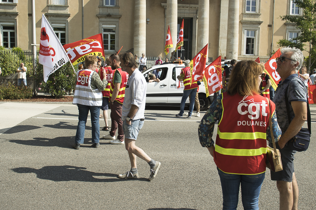 Début de manifestation