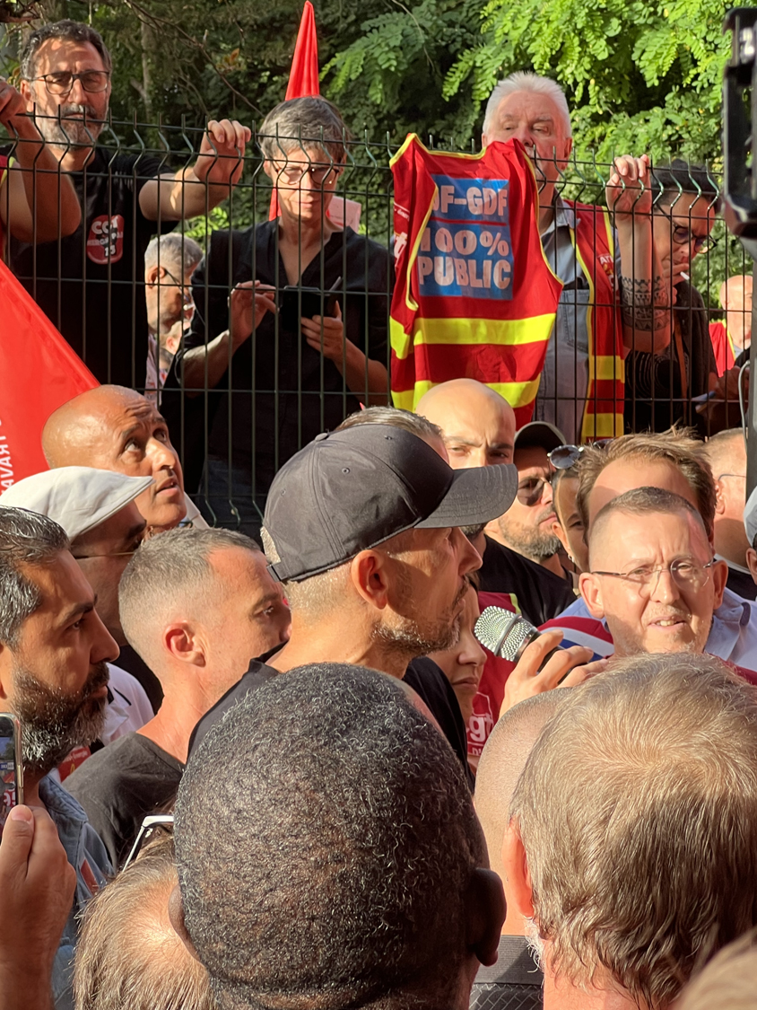 Cédric Liechti, secrétaire général de la CGT Energie Paris