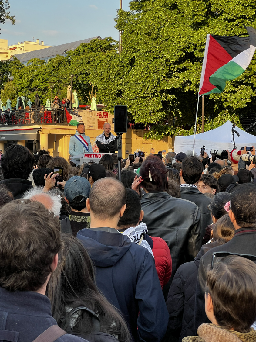 Salah Hamouri et Raphaël Arnault