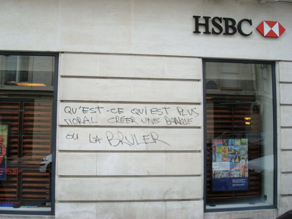 Brûler les banques ?