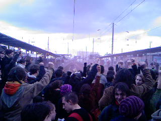 Gare de Rennes bloquée