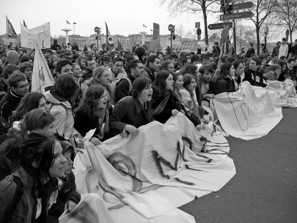 manifestation Lyon : la hola