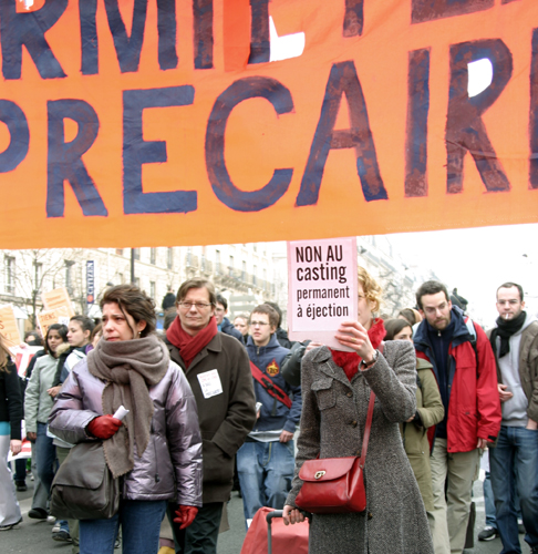 Etudiants et lycéens contre le CPE