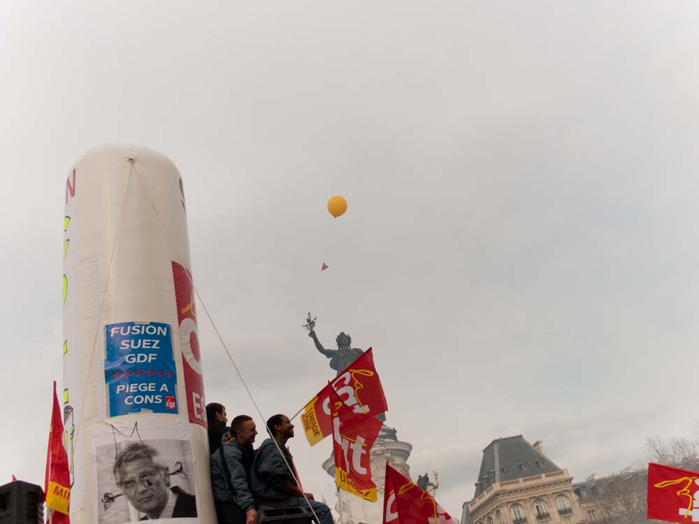 Contre le CPE à Paris le 04 avril 2006