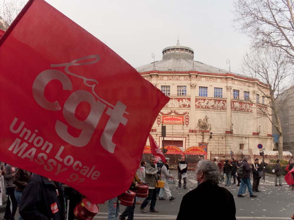 Contre le CPE à Paris le 04 avril 2006