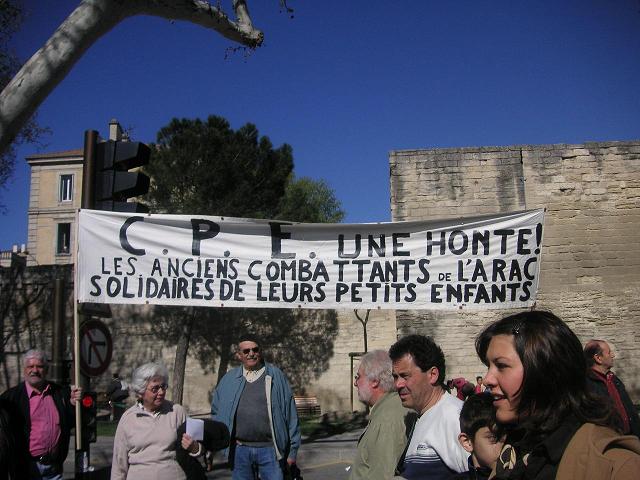 Avignon anti-cpe le 04 avril