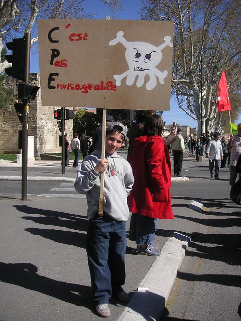 Avignon anti-cpe le 04 avril