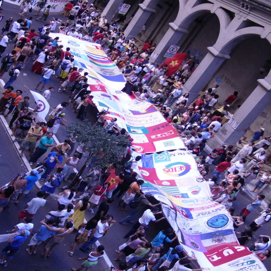 Marche d'ouverture Forum Social Mondial Porto Alegre