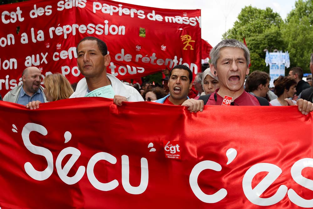 Manifestation pour la santé et la protection sociale à Paris