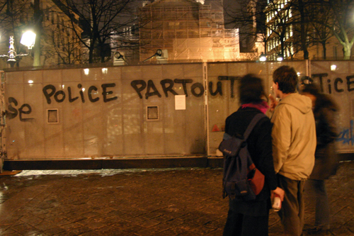 Place de la Sorbonne le 20.03.2006