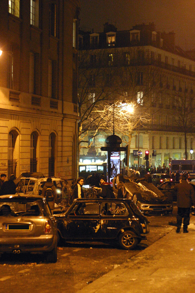 Emeute place de la Sorbonne