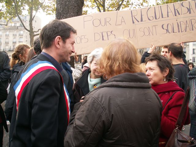 15/11/06 Pierre Mansat, adjoint PCF au Maire de Paris