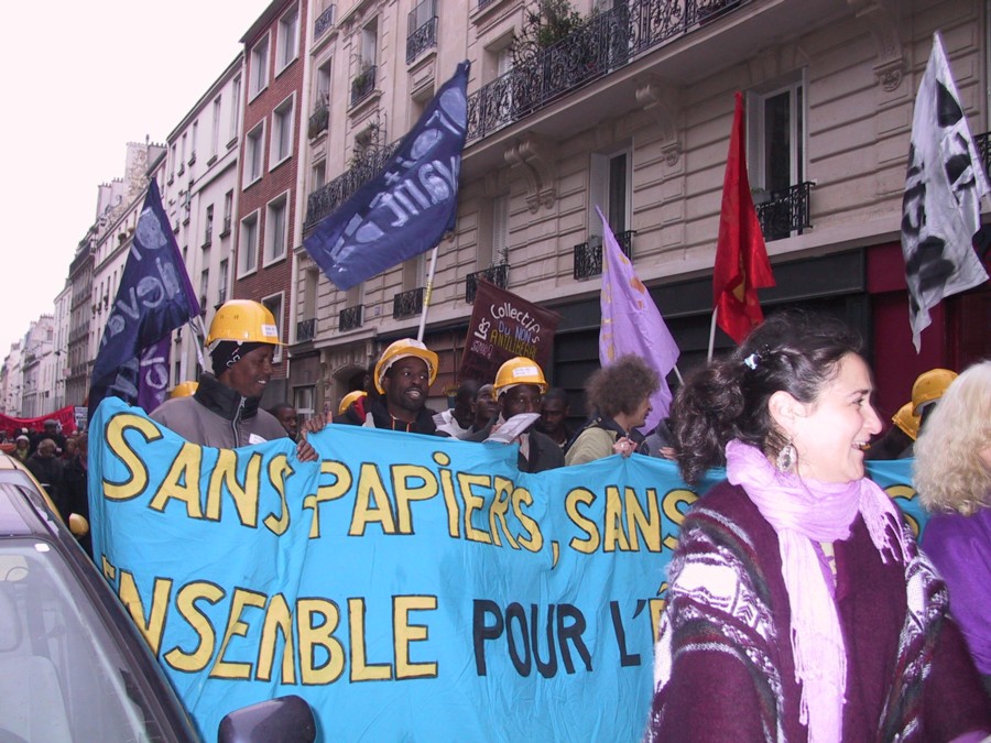 Manif contre le chômage. Décembre 2006