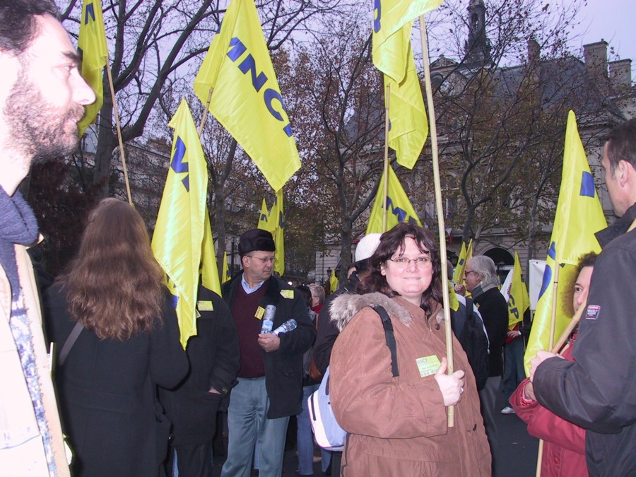 Manif contre le chômage. Décembre 2006