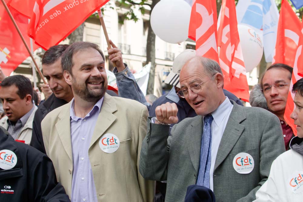 Manifestation à Paris pour la sauvegarde du régime de retraite