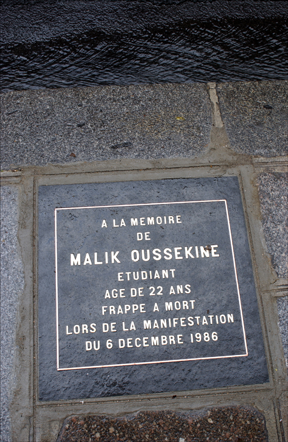Hommage à Malik Oussekine