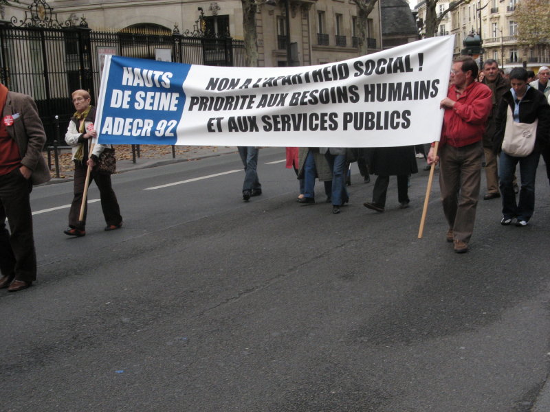 Manif élus Finances locales Paris 18 11 06