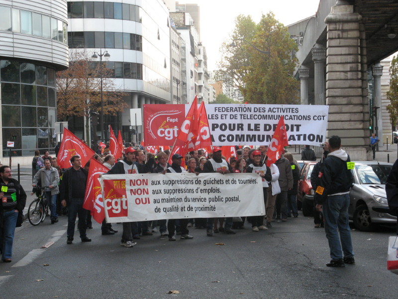 Manif PTT Paris 14 11 06