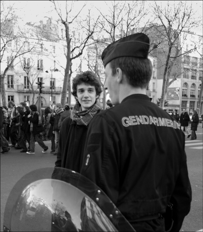 Manif lycéenne pour les sans-papiers