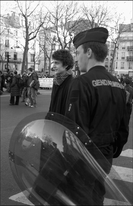 Manif lycéenne pour les sans-papiers