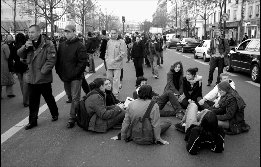 Manif lycéenne pour les sans-papiers