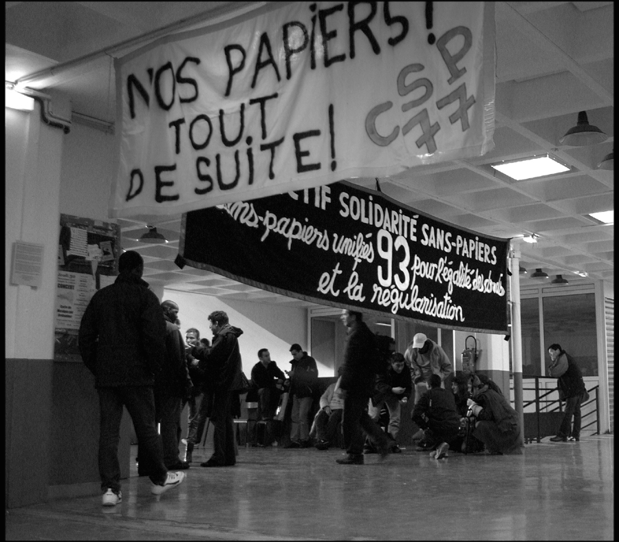 Sans-papiers à Paris 8