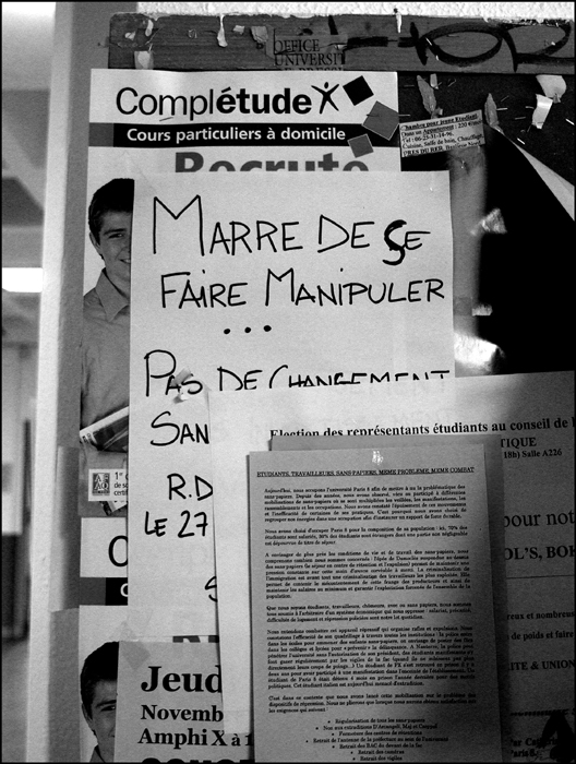 Sans-papiers à fac Paris 8