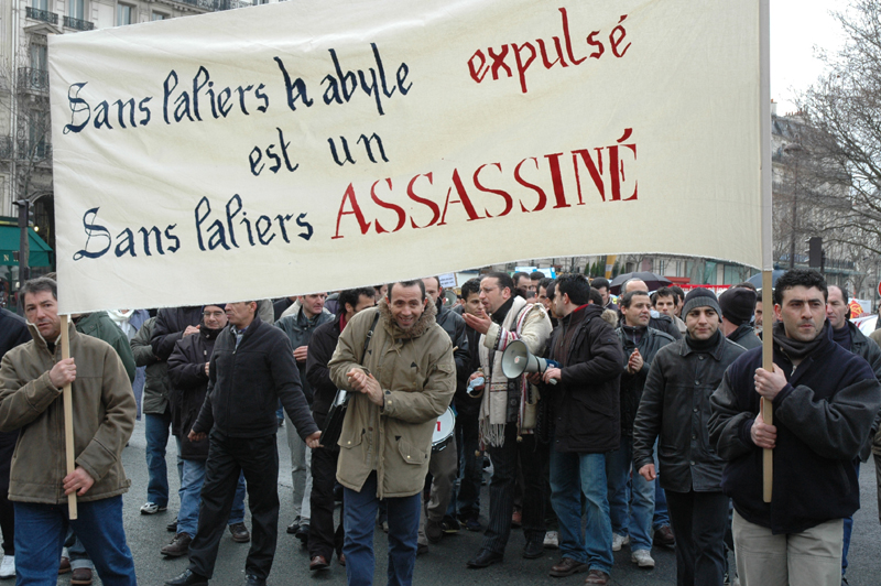 Manif sans-papiers 05.03.2005