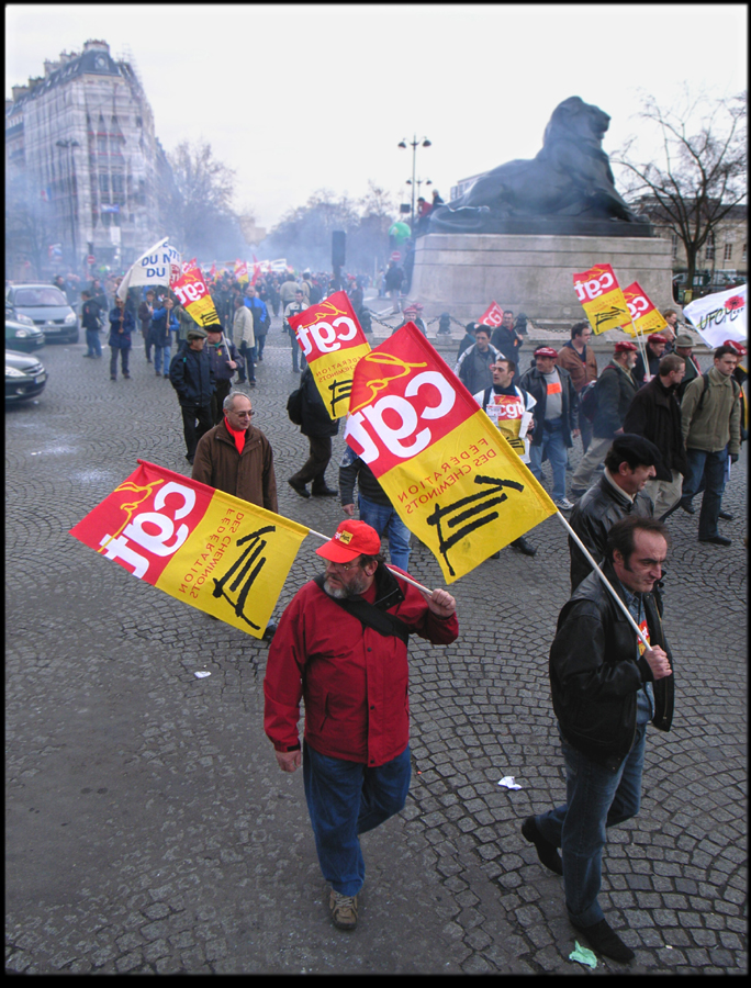 Cheminots à Paris