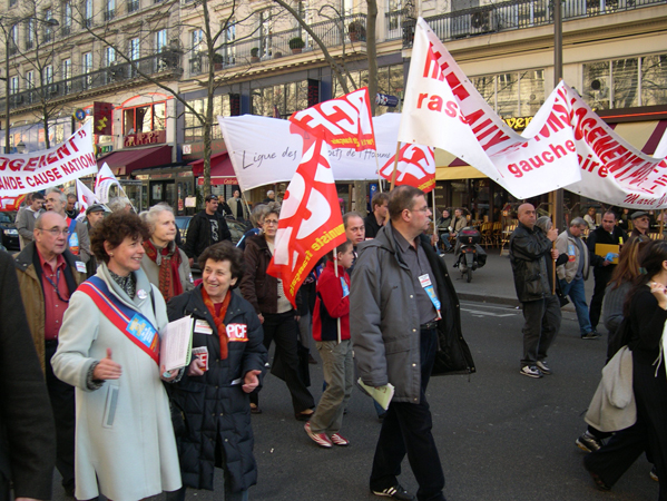 Manifestation pour le droit au logement du 11 mars 2007