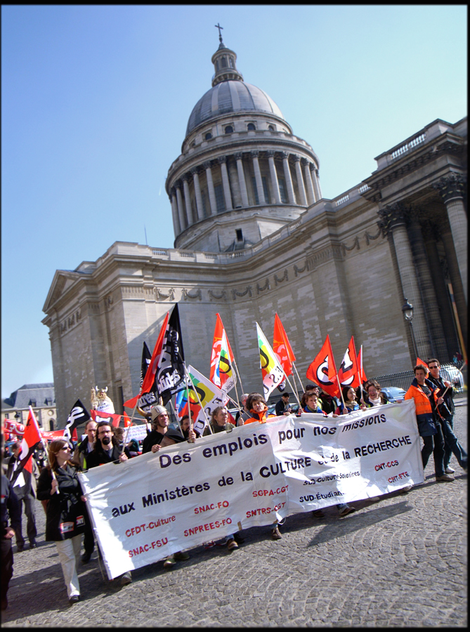 Manif culture recherche 14.03.07