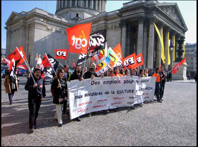 Manif culture recherche 14.03.07