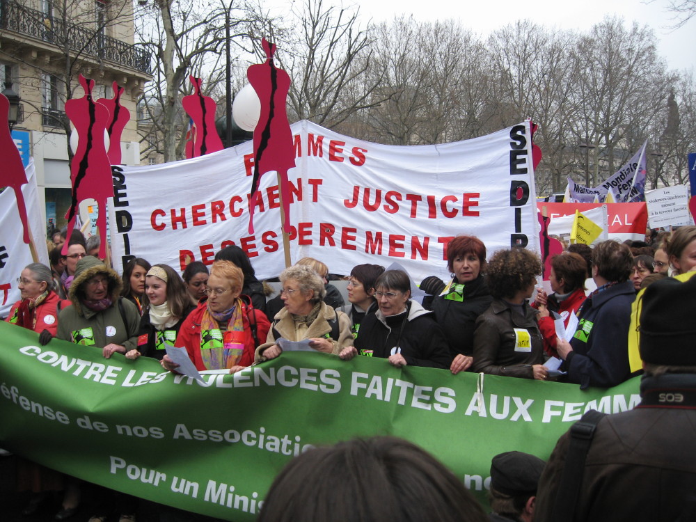 Manifestation contre les violences faites aux femmes