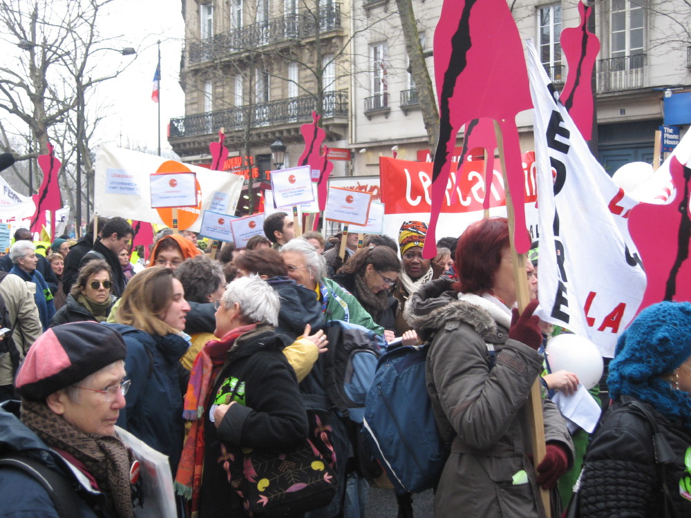 Manifestation contre les violences faites aux femmes