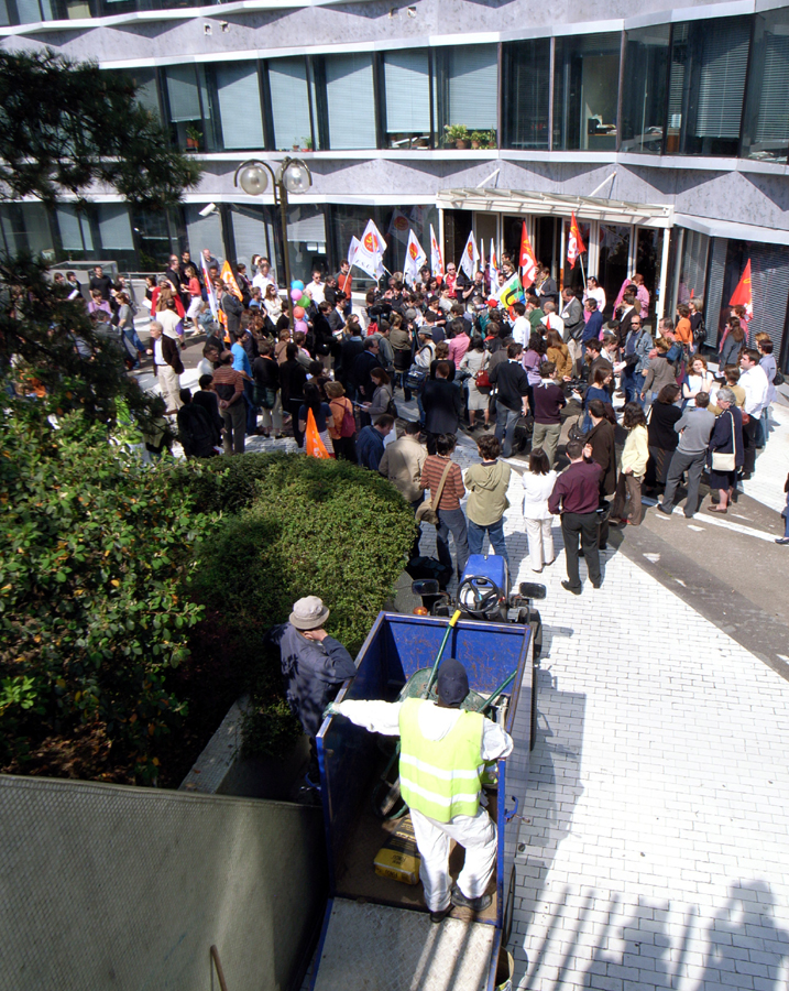 Manifestation des statisticiens