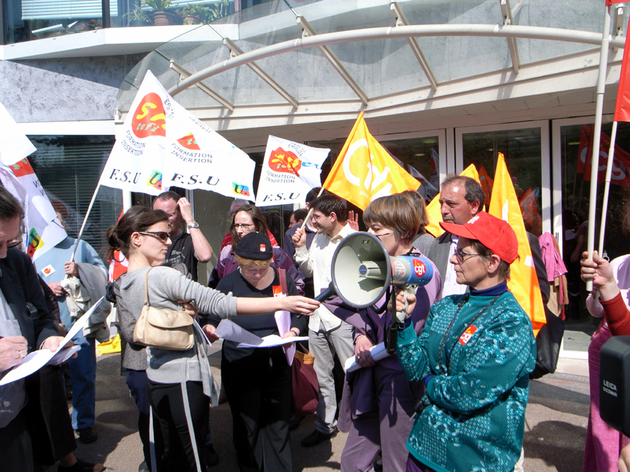 Manifestation des statisticiens