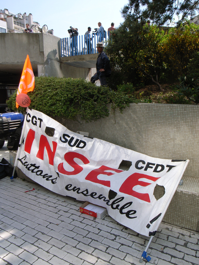 Manifestation des statisticiens