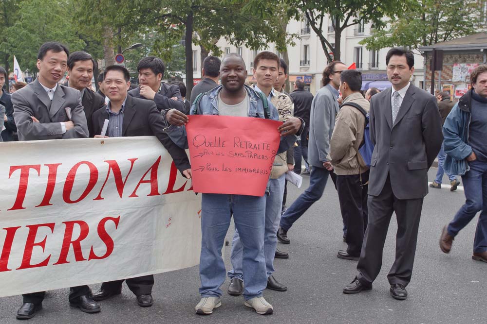 Manifestation à Paris pour la sauvegarde du régime retraite