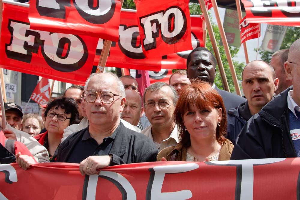 Manifestation à Paris pour la sauvegarde du régime retraite