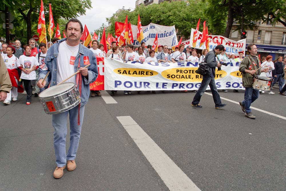 Manifestation à Paris pour la sauvegarde du régime retraite