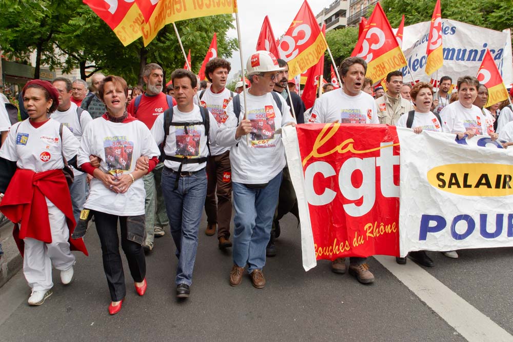 Manifestation à Paris pour la sauvegarde du régime retraite