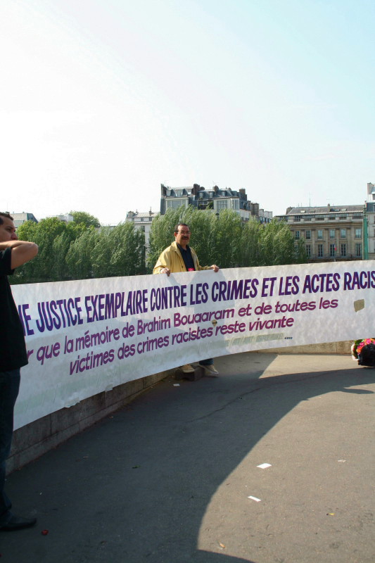 Hommage à Brahim Bouarram le 1er mai 2007