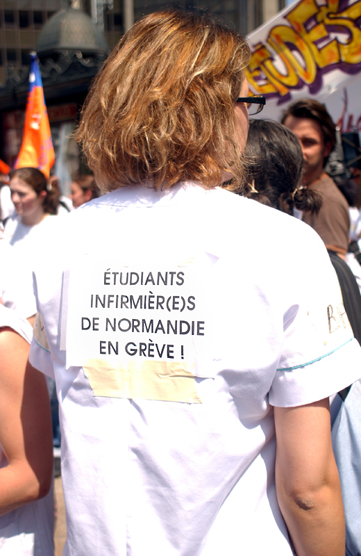 Etudiante infirmière Normandie