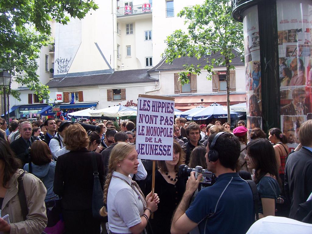 "Manif de droite" 12 juin 2007 Paris 5 ème